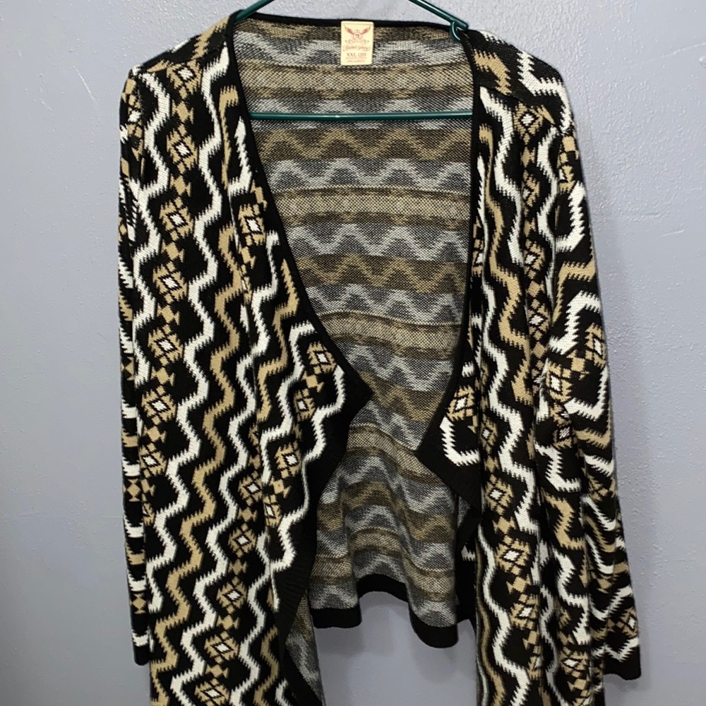 “Faded Glory” long sleeve cardigan